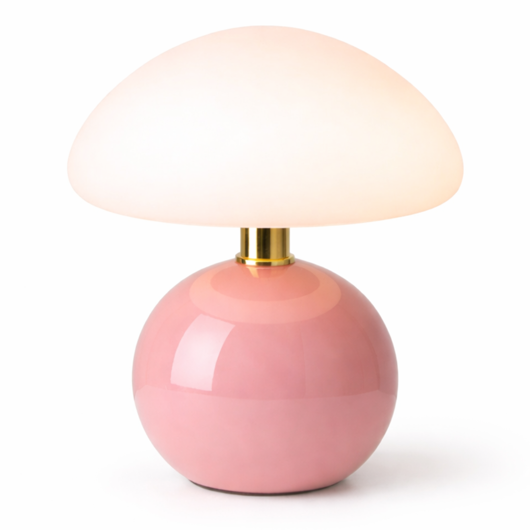 Luminária Abajur de Mesa Cogumelo
