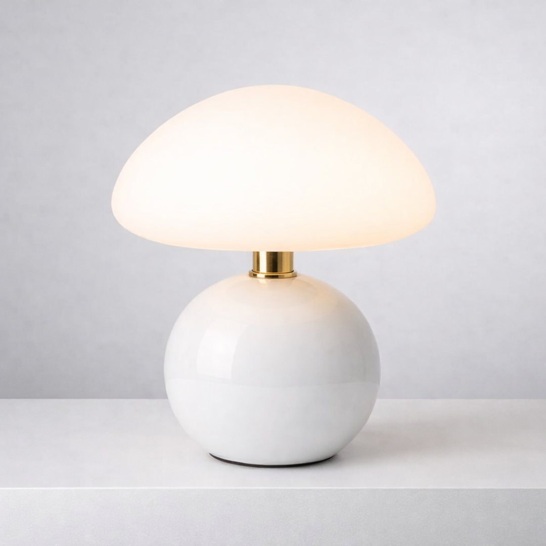 Luminária Abajur de Mesa Cogumelo