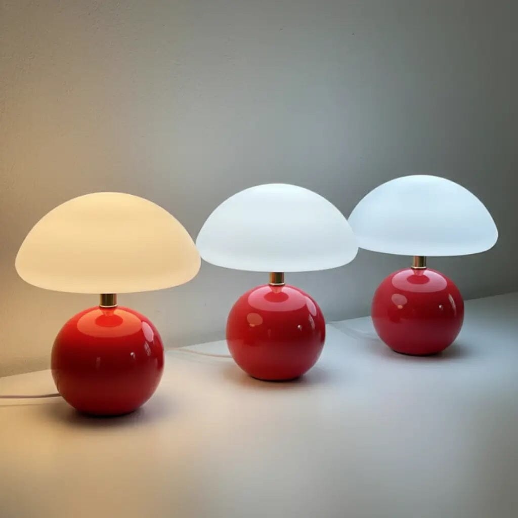 Luminária Abajur de Mesa Cogumelo