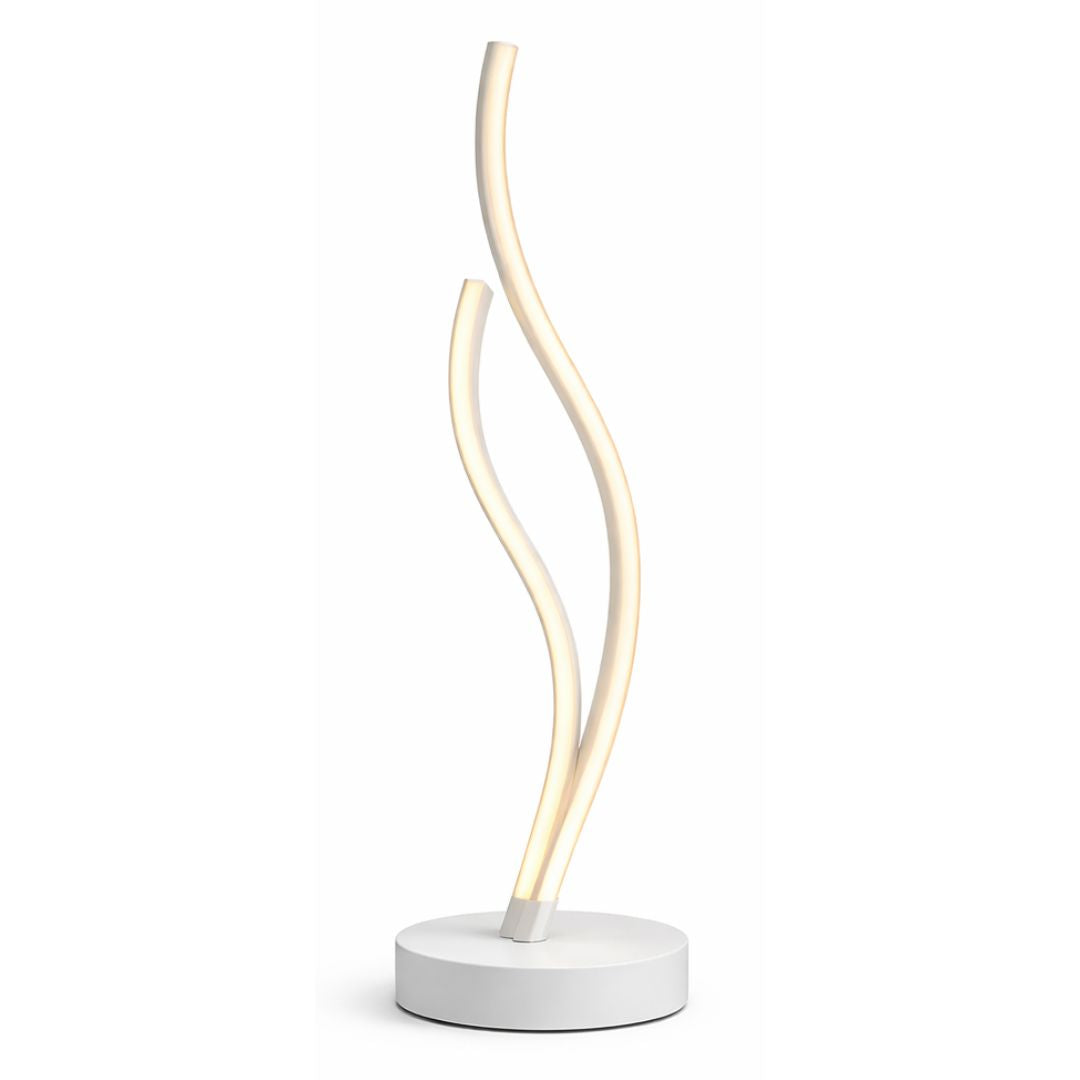 Luminária Abajur de Mesa Espiral Ivar em Led 50cm