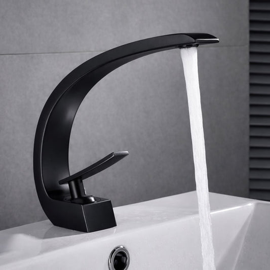 Torneira Misturadora Clássica Minimalista Wave – Monocomando para Água Quente e Fria