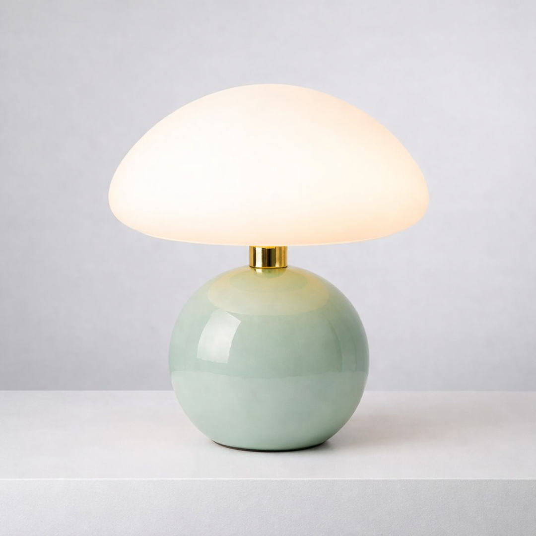Luminária Abajur de Mesa Cogumelo